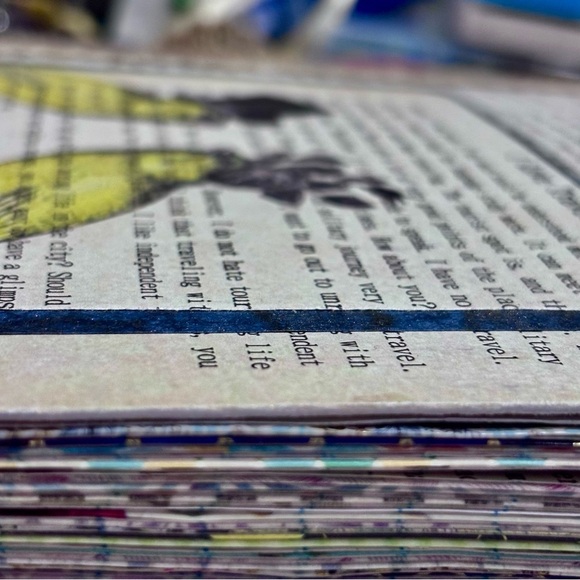 Altered composition book Unique, Handcrafted Covers journal travel planner - Picture 11 of 11